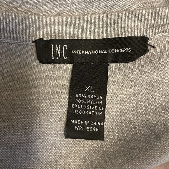 INC Lace trimmed cropped sweater - Picture 4 of 4